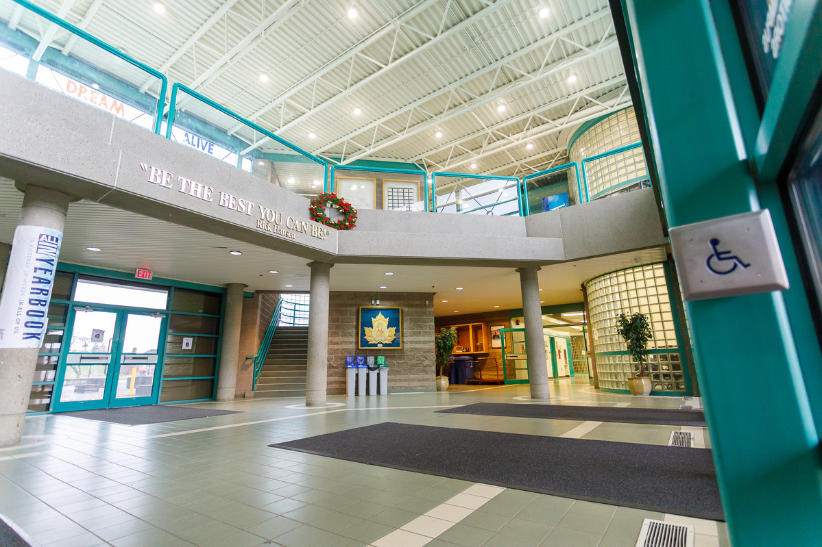 highschool entrance hall