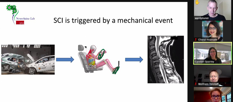 Slide from virtual presentation